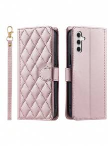 AWQUER Funda de teléfono con tapa tipo cartera para Galaxy A56 A36 A26 A16 A06 A55 A35 A25 A15 A05 A54 A34 A24 A14 A04 A73 A53 A33 A23 A13 A52 A32 A12 A71 A51 A21 A70 A50 A40 A30 A20 A20E A10 S A10E S25 Edge S24 S23 S22 S21 S20 FE S10 Note 20 Ultra 10 Plus, para IP 16E 16 15 14 13 12 Mini 11 Pro X XS Max XR 8 7 6 Plus SE 2020 2022, con ranuras para tarjetas de crédito