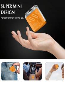 Mini Electric Razor For Men, Fast Charge Portable Small Shavers For Men | Women - Dual Head Pocket Shaver Washable Travel Electric Razor & Powerful Wet And Dry Mini Razor - Easy One Button Use, 300mAh