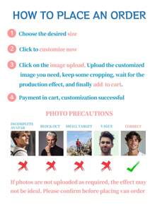 Customized Women's Pajama Set, Unique Big Head Photo, Couple Face Replacement, Holiday Atmosphere, Fall Winter Clothes,Roupa Reveillon - Black - View 5