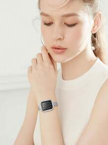 Apple Watch Band, Gold Apple Watch Band, Slim Milanese Loop Compatible With Apple Watch Band For Women 40mm 41mm 38mm 42mm 44mm 45mm 49mm 46mm, Stainless Steel Magnetic Mesh Strap Work On Apple Watch Bands Series 10 9 8 7 6 5 4 3 2 1 Ultra SE