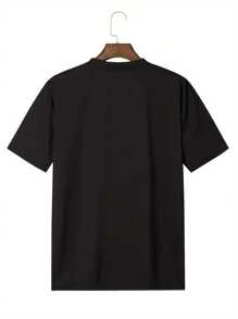 LocalMen's House Techno Raver DJ Graphic-Shirt - Men's Loose Fit Black Tee With Bold NEON GREEN & PINK HOUSE Letters, Clubwear Shirt Raves, Festivals, Gym, Concerts - Washable Cotton Top Parties & Everyday Streetwear, Festival Outfit, Modern Look, Durable Material, Statement Piece, Rave Outfits - Black - View 2