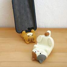 WhimsyCat 1 件卡通猫树脂手机支架 - 适用于智能手机和平板电脑的便携式桌面支架配件 - 桌面手机支架，适用于学校用品，返校