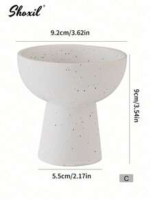 shoxil 1 件陶瓷多用途餐杯、甜点杯、甜点碗 - 非常适合盛放冰淇淋、甜点、小吃和水果 | 非常适合家庭厨房、办公桌、露营旅行、派对自助餐、咖啡厅展示和野餐 - 甜點杯 - 查看 10