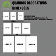 KIT 3 Decorative Abstract Terracotta Floral Frame For Living Room Bedroom 8mm Thick Panel - 白色 - 查看 5