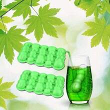 1 Stück lustiger Raupen Silikon Eiswürfelform Tablett, Wurm Form Eisfach Eisformen, Küchen Zubehör