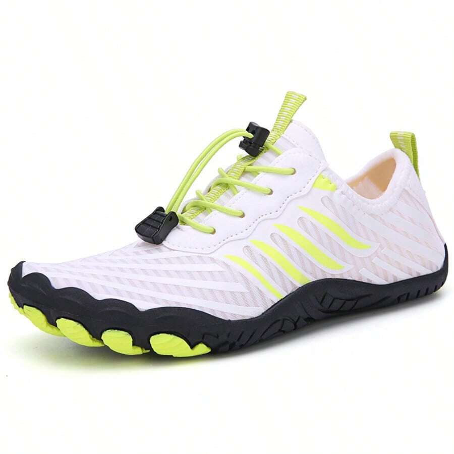 Women's Beach Shoes Mens Seaside Footwears Couple Upstream Hiking Light Barefoot Shoes For Foot Pain Angle Big Size - 白色 - 查看 1