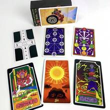 84 piezas/set Tarjetas de tarot de aventura extraña de Anima Jojosinización tablero de cubierta Juegoinación entretenimiento fiesta prop regalo - Multicolor - Ver 4
