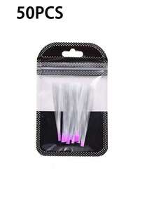 10/20/4 件玻璃纤维指甲延长条，无味，隐形丝纤维，用于指甲修复和强化，天然指甲玻璃纤维条 - 彩色 - 查看 16