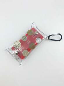 迷你零钱包，便携式小零钱袋，钞票收纳袋，透明卡包，男女通用迷你钱包，旅行零钱包，硬币收纳袋 - 彩色 - 查看 19