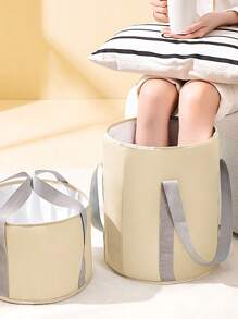1Pc Portable Collapsible Foot Bath Basin - Soothe And Refresh Your Feet Anywhere Anytime For Women Men