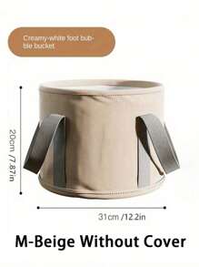 1pc Foot Soak Tub,Portable Foot Bath Bucket With Temperature Control And Bubble Function,Ideal For Home Spa.Collapsible Foot Bath Basin For Soaking Feet,Portable Foot Bath Tub Bag With Handles,Washbasin For Traveling Camping,Foot Soaking Bucket For Outdoor Travel For ShopsBody Care For Travel,Sport,Outdoor