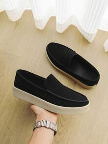 Giày lười đế mềm chất lượng cao dành cho nam, giày lười cổ điển thoáng khí, giày lười cổ thấp đa năng cho mọi mùa, phong cách Old Money Chic mùa thu - Nhiều màu - Xem 22