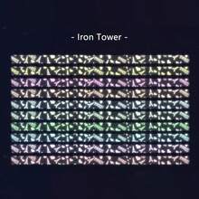 210 张 10 色夜光许愿星折纸，具有多种图案样式、混合颜色、幸运星、半透明五角星夜光特殊折纸，适用于学校用品，返校 - 10色/210張 - 查看 11