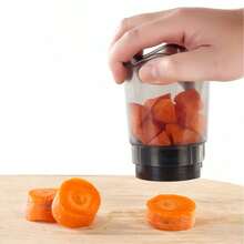 Fruit & Vegetable Slicer, Stainless Steel Cutter For Strawberry, Potato, Avocado, Kitchen Salad Slicer Tool - Multicolor - View 5