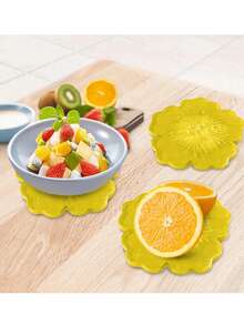 1 Pc Resin Tray Mold And Coaster Molds Large/ Small For Resin Casting, Flower Shape Epoxy Resin Casting Molds For DIY, Home Decoration - White - View 4