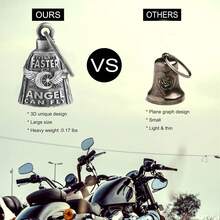 Motorcycle Guardian Angel  Bell, Lucky Biker Key Chain For Motorcycle Riders QJJ4 - Born to Ride - View 7