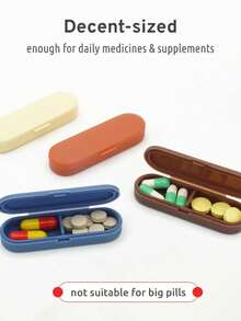 1pc Custom Personalized Pill BoxesWeekly Pill BoxesPersonalized NameWeekly Pill Box Organizer|Customized 7-Day Travel Pill Sets| Vitamin Holder Container|Magnetic Locking Lid|Grandpa, Grandma, Mom, Teacher Gifts |Ideal For Father's Day, Mother's Day, Birthdays, Teacher Appreciation |Valuable Style Health..! Unique Pill Organizer