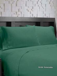 3-Piece Kit 1 Body Pillow + 1 Pair Of Simple Pillowcases 400 Threads Cozy Nights - XS - 翡翠綠 - 查看 3