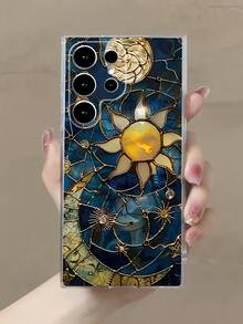 The Broken Mirror Planet, The Moon Phone Case Suitable For Compatible With Galaxy S21/22/23/24/25 Ultra/FE+,A73/72/71/55/54/53/52/51/35/34/33/25/24/22/16/15/14/13/12,As Well As,Iphone17,16, 15, 14, 13, 12, 11, PRO MAX, X, XS, PLUS,Air, - Nhiều màu - Xem 1