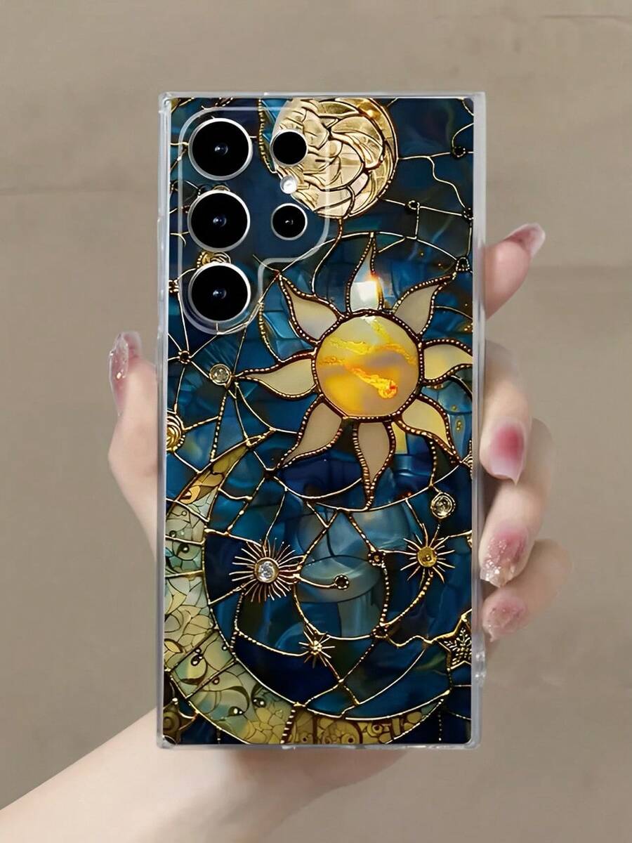 The Broken Mirror Planet, The Moon Phone Case Suitable For Compatible With Galaxy S21/22/23/24/25 Ultra/FE+,A73/72/71/55/54/53/52/51/35/34/33/25/24/22/16/15/14/13/12,As Well As,Iphone17,16, 15, 14, 13, 12, 11, PRO MAX, X, XS, PLUS,Air, - Nhiều màu - Xem 1