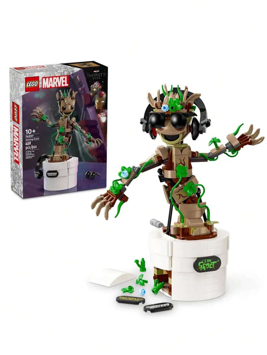 LEGO 76297 Super Heroes Dancing Groot Adult Building Block Set, Suitable As A Gift - Multicolor - View 1