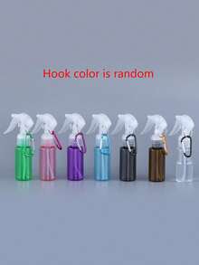 1 pieza Botella de spray de fina niebla de 60ml de colores variados, gancho colgante de color aleatorio, botella recargable portátil y mini - Multicolor - Ver 7