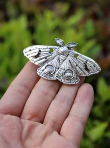 1 pieza Clip de pelo con forma de estrella, luna, mariposa y polilla hueca de metal, pasador de pelo retro, decoración, pinza de pelo, pinza para el cabello, pasador para el cabello, artículos escolares