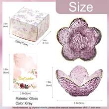 ¡RecomendadoRegalo para mujer, ideal para regalo de cumpleaños, para mujer, almacenamiento de joyas, bandeja vacía de bolsillo, decoración para el hogar, salón, decoración de habitación, idea, regalos de Navidad¡Top de Temporada - Fantasía púrpura - Ver 4