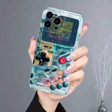 Creative Game Console Transparent Angel Eye Soft Case For IPhone 17 Air 16 15 14 13 12 Pro Max/17 16 15 14 Plus 11/X/XS/Max/XR Shock-Absorbing Drop-Resistant Wear-Resistant Unisex Holiday Birthday Gift - 無色 - 查看 4