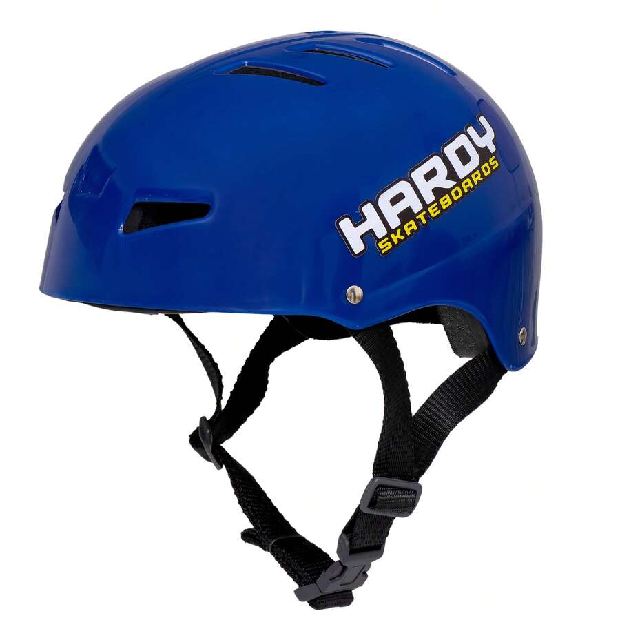 Capacete Profissional para Skate Ciclismo Patins Patinete BMX LoangBoard etc Unissex - Azul Marinho - Visão 1