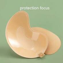 1 pezzo Petali per seno in silicone riutilizzabili, reggiseno senza spalline per abiti da sposa, per migliorare la scollatura, sollevare il seno, cuscinetti per il seno invisibili, reggiseno estivo anti-visibile, cuscinetto per biancheria intima sportiva anti-scivolo