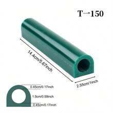 1 pezzo Tubo di cera da intaglio per la realizzazione di anelli, forniture per la fusione a cera persa, cera da modellazione dura per la realizzazione di stampi per la fusione di anelli in gioielleria, con strumento per intagliare la cera, anello in cera intagliato pratico, tubo, anello, striscia di cera, anello verde, stampo per la realizzazione di gioielli, cera intagliata speciale per la realizzazione di modelli, tubo di cera circolare, anello, anello di cera, tubo di cera intagliata solida, utilizzato per stampi di fusione di anelli