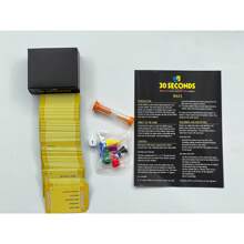 1 套疯狂 30 秒英语棋盘游戏，适合家庭聚会、多人派对、送给朋友和家人的礼物