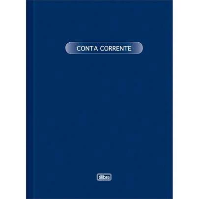LIVRO CONTA CORRENTE 1/4 100 FOLHAS CAPA DURA - PACOTE COM 05