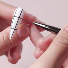 Pinceles de línea para arte de uñas, para líneas alargadas, dibujo y pintura de 6/9/12/15/18/25mm, bolígrafo de diseño de uñas, herramienta profesional de manicura, Pinceau Ongle Gel - Gris - Ver 5