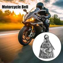 Motorcycle Guardian Angel  Bell, Lucky Biker Key Chain For Motorcycle Riders QJJ4 - Born to Ride - View 5