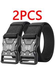 3件/2件/1件战术腰带，户外穿着的理想之选，男女通用配件，非常适合户外使用。 - 彩色 - 查看 10