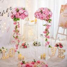 Stand Bunga Akrilik Ukuran 7,87*7,87*31,5 Inci, Rak Bunga Gaya Putri Romantis Elegan, Tempat Bunga Modern untuk , Hiasan Tengah Meja Makan, Dapur, Taman Luar Ruangan, Dekorasi Pesta, Cocok untuk Natal, Paskah - transparan - View 6