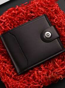1pc Men's Retro Short Wallet, Large Capacity, Multi-Card Slots, Bifold Wallet, Waterproof And Durable, Essential Business Wallet, Great Gift For Father's Day