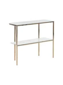 Beliani CALVERT 控制台桌，安全玻璃，金色