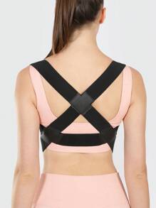 VBOSI Women Men Small Size Adjustable Unisex Upper Back Belt Shoulder Support Brace Posture Corrector Gym Gym Accessories