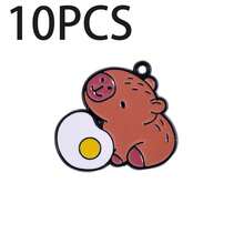 可爱的水豚河豚DIY吊坠首饰套装，可用于制作手链、项链和其他首饰。适合DIY爱好者。也非常适合馈赠亲朋好友。