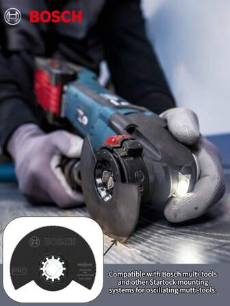  BOSCH 1-Piece Professional ACZ 85 EIB Multi-Material Segment Saw Blade For Oscillating Multi-Tools, 85mm Compatible With Bosch Multi-Tools And Other Starlock Mounting Systems For Oscillating Multi-Tools