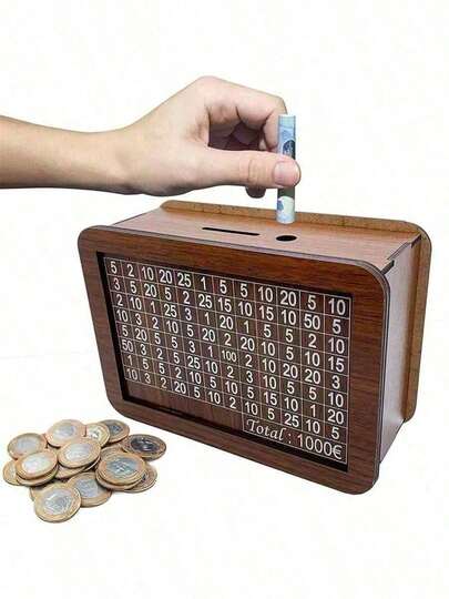 ESPOIR Cofrinho , Com Economia De Dinheiro , Contador De Metas , Caixa Reutilizável , Uso Doméstico , Banco De Armazenam