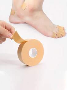 1 片防摩擦胶带。泡沫脚趾保护胶带，防滑高跟鞋贴垫