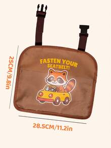 1 Pack Kids Car Backseat IPad Holder – Hands-Free Tablet Mount With Touchscreen Pockets For Healthy Viewing And Travel Entertainment - Brown - View 8