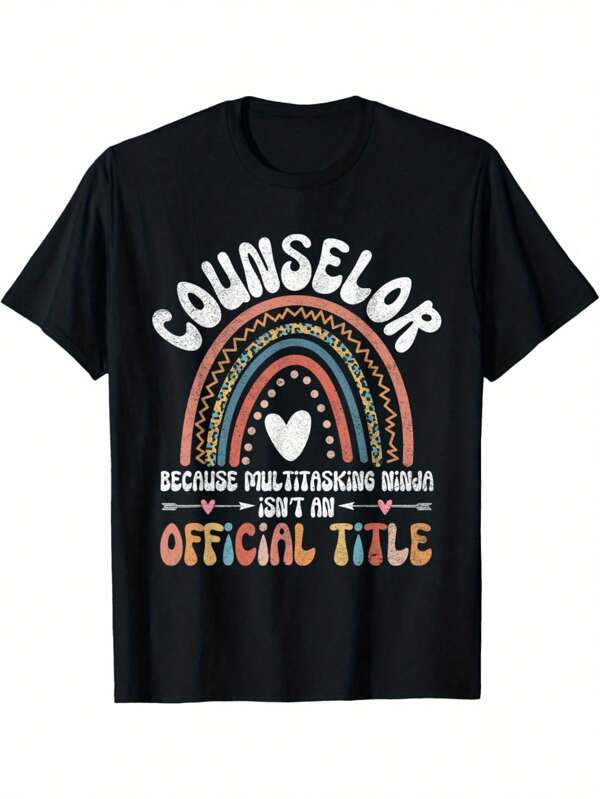 [Mental Health Therapist Tee] 180g Mental Health Therapist Education T-Shirt - School Guidance Counselor