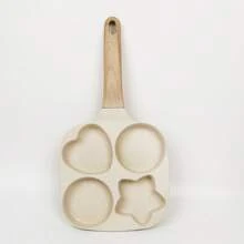 ABKOK 不粘煎锅 - 分隔式烹饪表面，可完美烹制鸡蛋和汉堡（适用于燃气/电磁炉） - 四孔圓形鍋(D款) - 查看 8