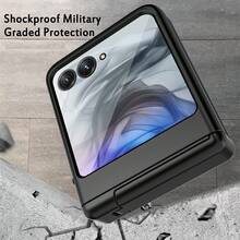 WJFORLION Case For Motor Razr 2025 Case/Razr 2024 Phone Case Full Body Shockproof For Moto Razr 50/60 With Built-In Outer Screen Protector & Hinge Protection [Not Fit Razr Plus 2024/2025] - 玫瑰金 - 查看 4