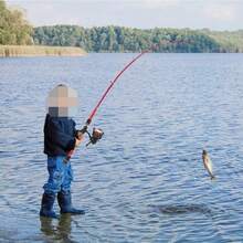 2 Telescopic Fishing Rods Set (1.8m + 2.1m) | Ergonomic Portable Fishing Equipment With Spinning Reels, Baits & Storage Bag | Fiberglass Rods With Ceramic Guides | Ideal For Lakes, Rivers, Coasts | Gift For Anglers - As Shown - View 8